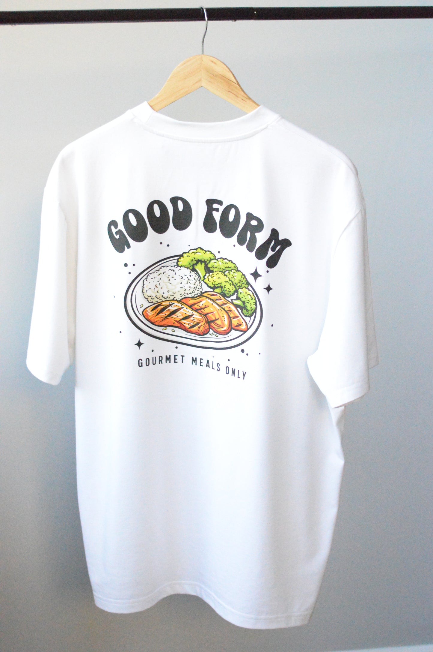 Gourmet Meals Only - Oversized T-shirt - Good Form