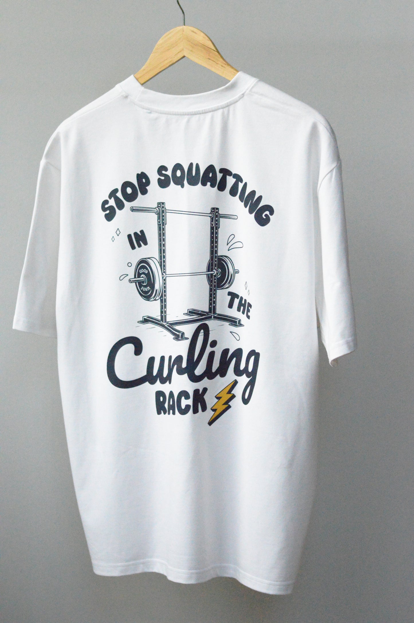 Only Curls Allowed - Oversized T-shirt - Good Form